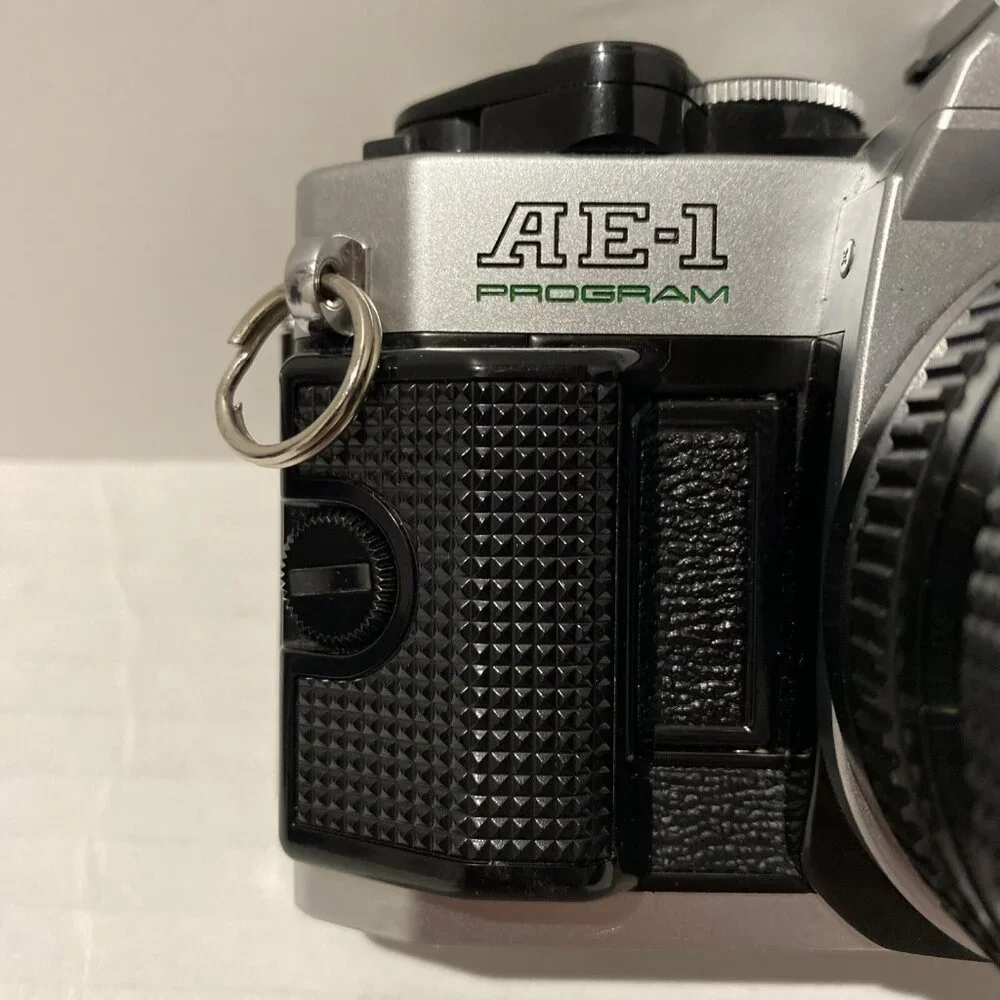 Canon Silver and Black Film Camera Kit with Lenses and Flash